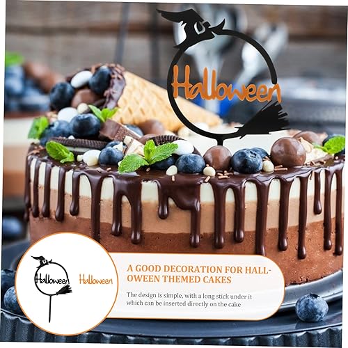 Miniatura 8 de 10 piezas de tarjetas de Halloween, palillos para tartas de Halloween, decoración de postre de Halloween, decoración de fiesta de Halloween,