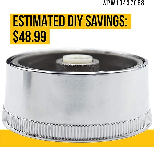 Miniatura 4 de WPW10437088 W10437088 - Conjunto de perilla de control  Piezas compatibles con estufa de hidromasaje  Sustituye a AP6021400 3020323 PS11754724  El