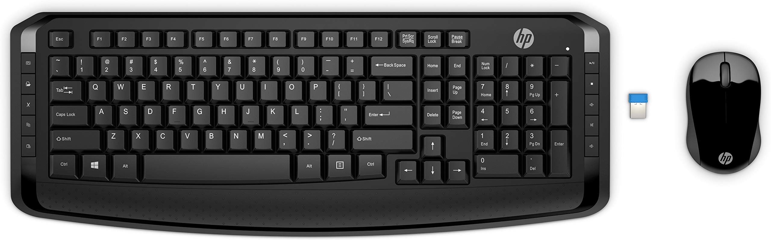 HP Wireless Desktop Set 300 Black Mouse and Keyboard Eng-AR, New Retail