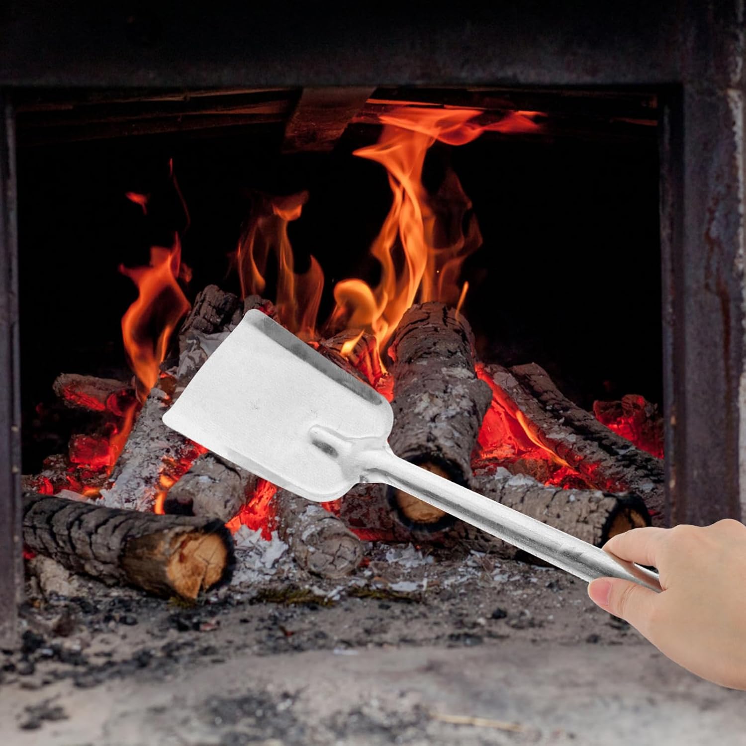 4pcs Stainless Steel Ash Shovel for BBQ and Party Use