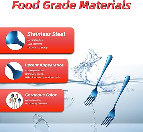 Miniatura 3 de 16 tenedores de cena solo tenedores de acero inoxidable tenedores de cubiertos de cocina para el hogar juego de tenedores modernos pulidos con