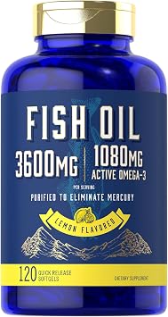 Carlyle Fish Oil 3600mg | 1080mg Omega 3 | 120 Count