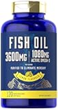 Carlyle Fish Oil 3600mg | 1080mg Omega 3 | 120 Count | Non-GMO and Gluten Free Supplement