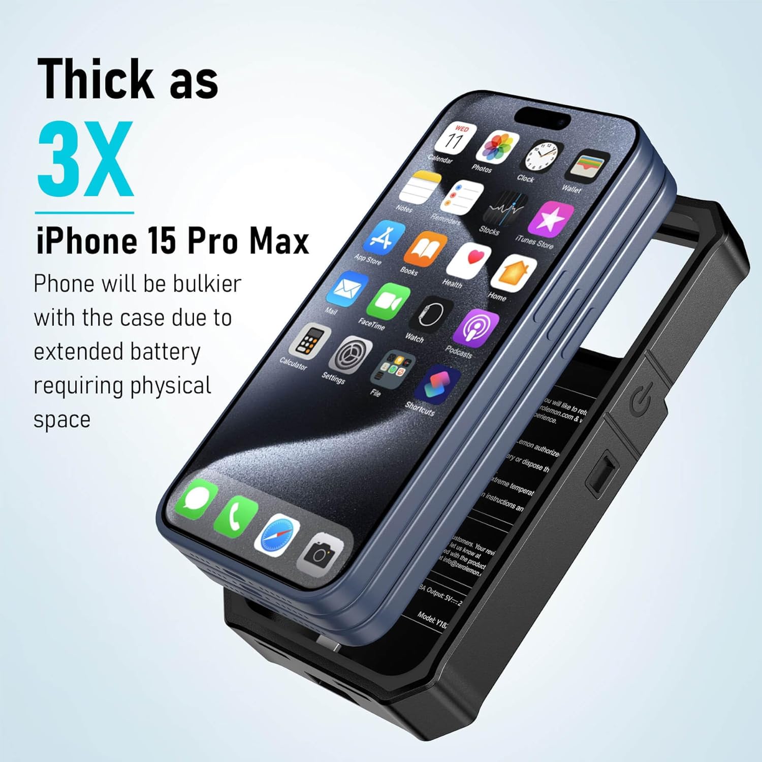 Battery Case Iphone 12 Pro Max Belt Holster Zerolemon Iphone 12