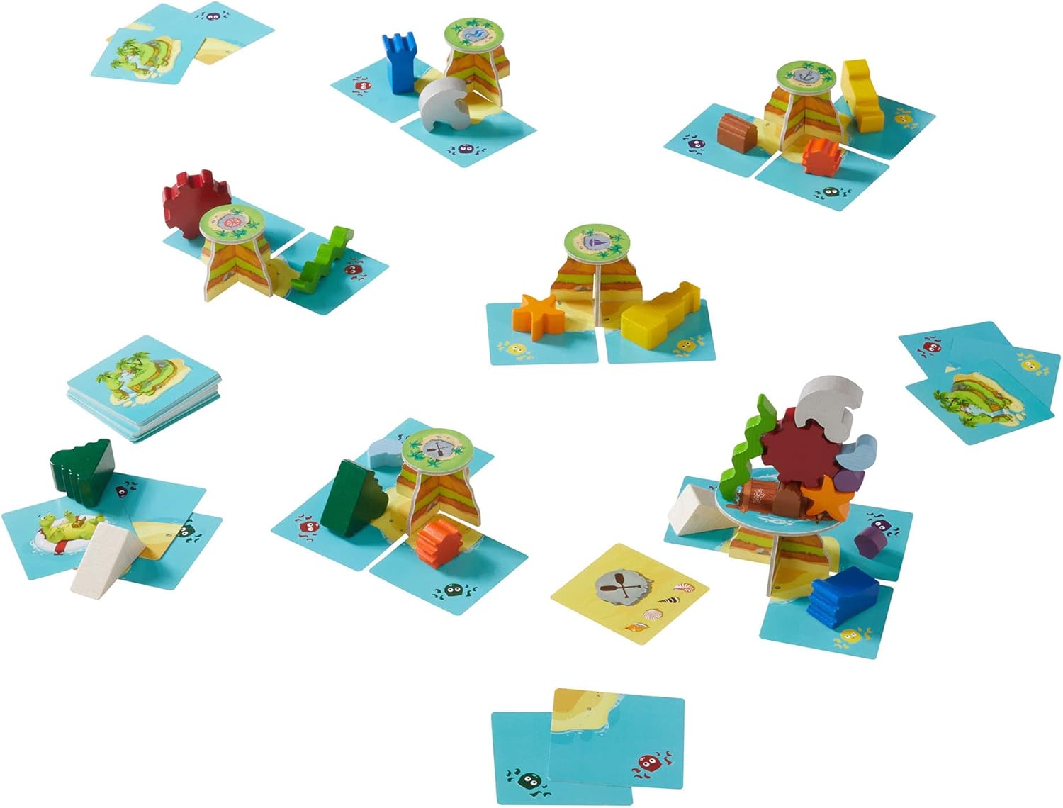 HABA Flotsam Float - Island Hopping, Wreckage Piling Stacking and Balancing Game for Ages 6+ (Made in Germany)
