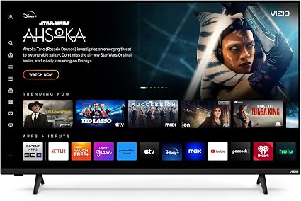VIZIO 50-inch 4K UHD LED Smart TV w/Dolby Vision HDR, WiFi 6, Bluetooth Headphone Capable, Apple AirPlay, Google Cast Built-in (V4K50M-08, New)