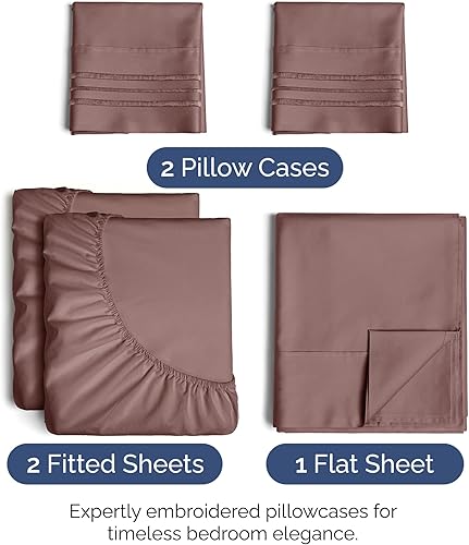 Miniatura 2 de Sábanas de tamaño King divididas para camas ajustables, cama ajustable de tamaño King dividido para colchón ajustable, juegos de sábanas divididas