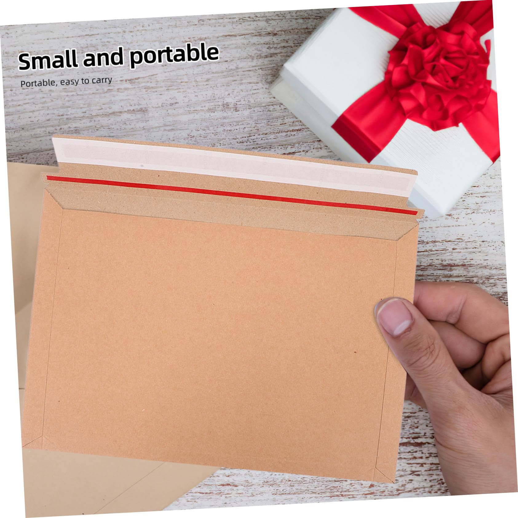 30 piezas Sobres Kraft Autoadhesivos Unidades Sobres Rígidos para Envíos Almacenamiento y Documentos Tarjetas y Archivos Resistentes