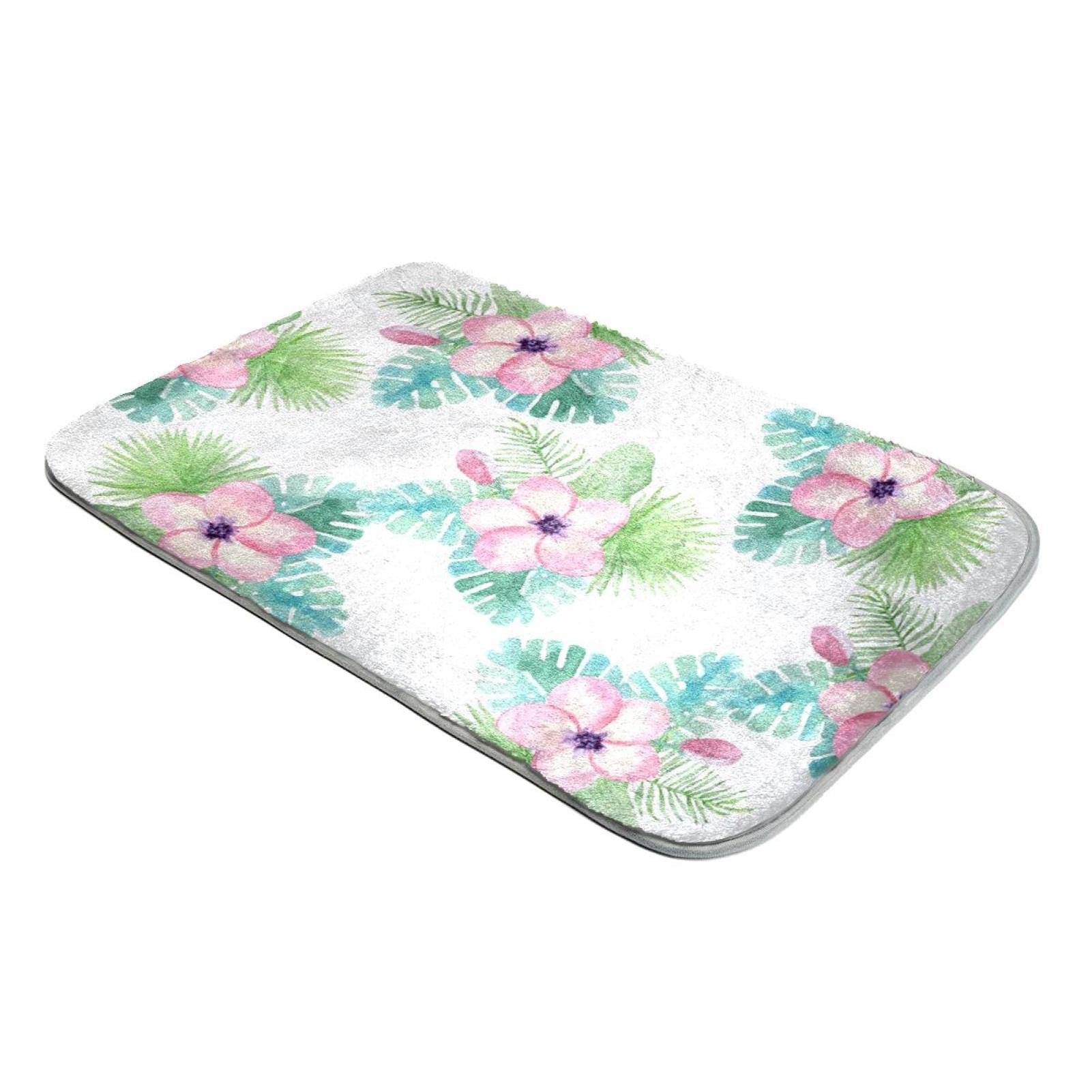 Tapis à poils longs motif floral rose fausse fourrure salon moderne