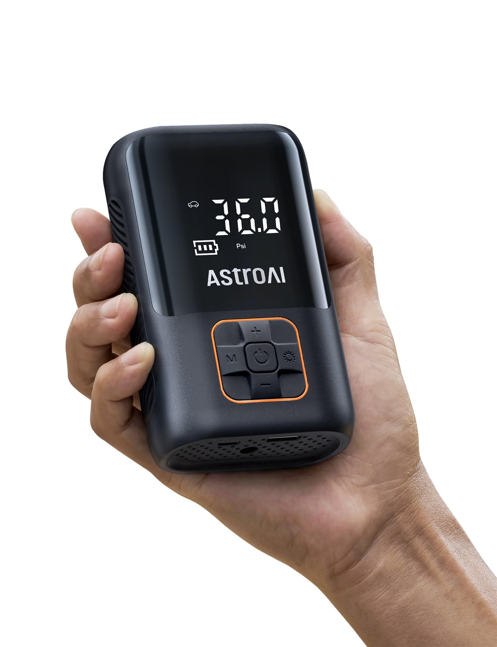 AstroAI Tire Inflator Portable Air Compressor Cordless Ultra-Lightweight Car Tire Pump 150 PSI Bike Pump with LED Lights & Digital Screen Air Pump for Cars, Motorcycles, E-Bikes, Balls Car Accessories