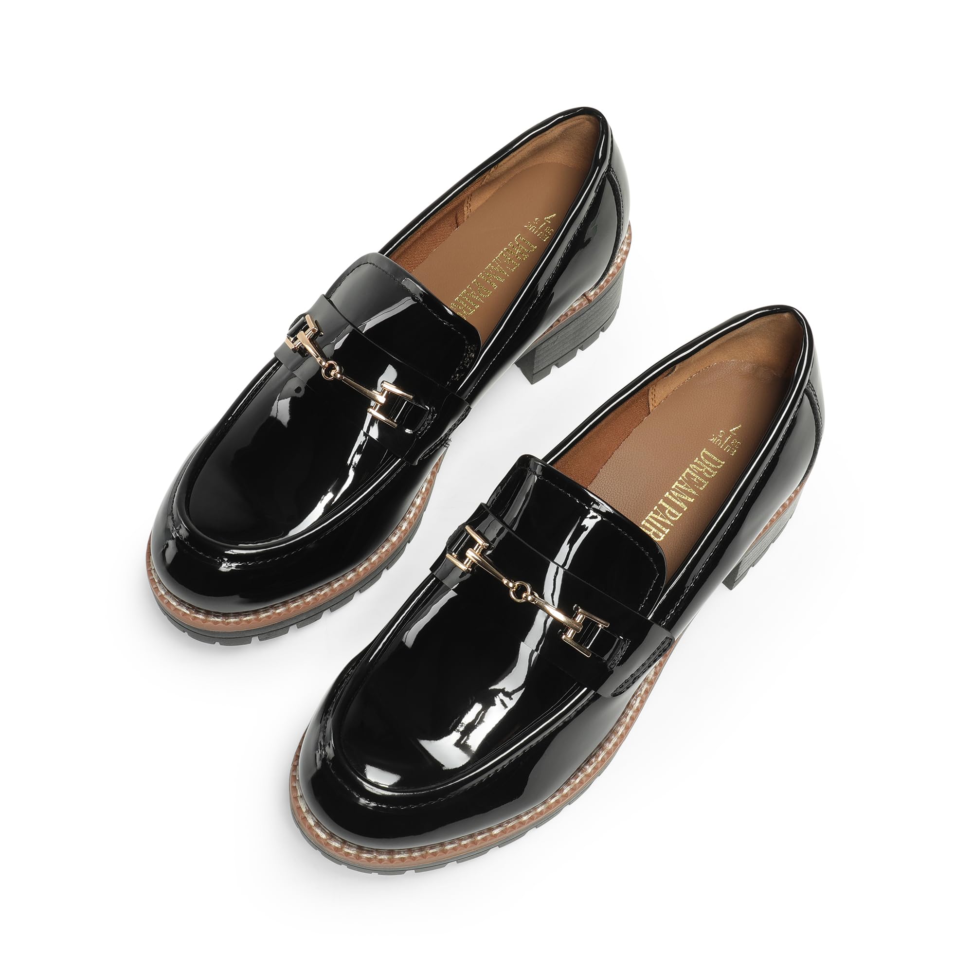 Dream Pairs Mocassins Femme Confort à Enfiler avec Semelle Plateforme Chaussures Loafers