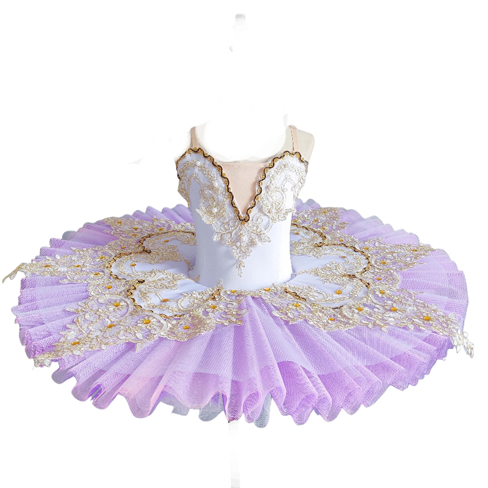 EFLALYHG Tutú de ballet para niñas, sin mangas, leotardo de gimnasia, vestido de tutú, actuación, baile, fiesta, disfraz de Navidad