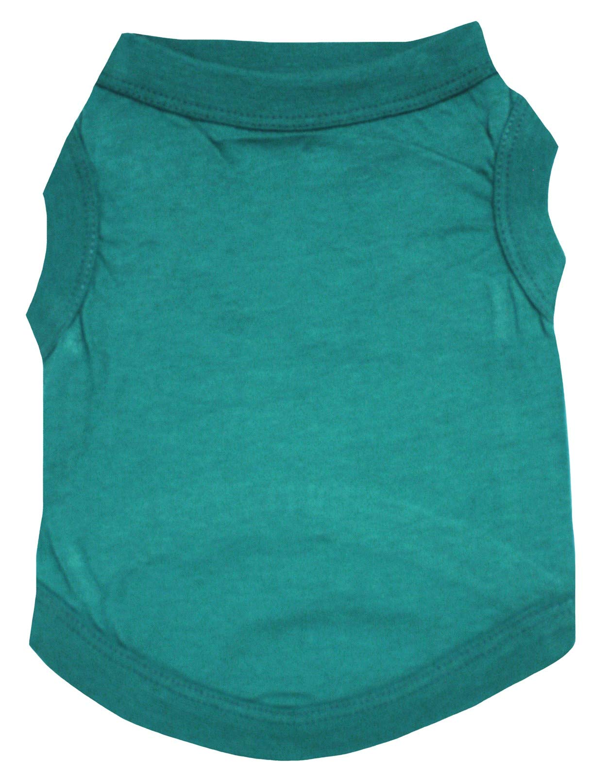Petitebelle Plain Single Color Puppy Dog Shirt (Teal Green, Medium)
