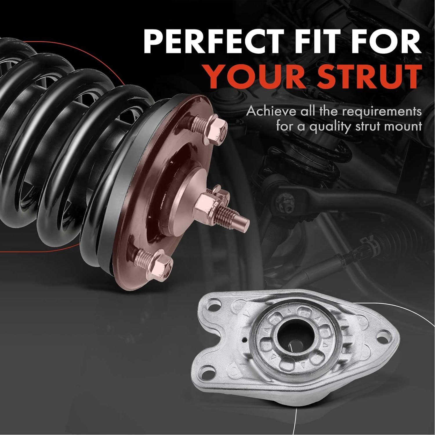 A-Premium Rear Suspension Strut Mount Compatible with BMW 320i 328d 328i 330e 330i 335i 340i 228i 230i 428i 430i xDrive Gran Coupe