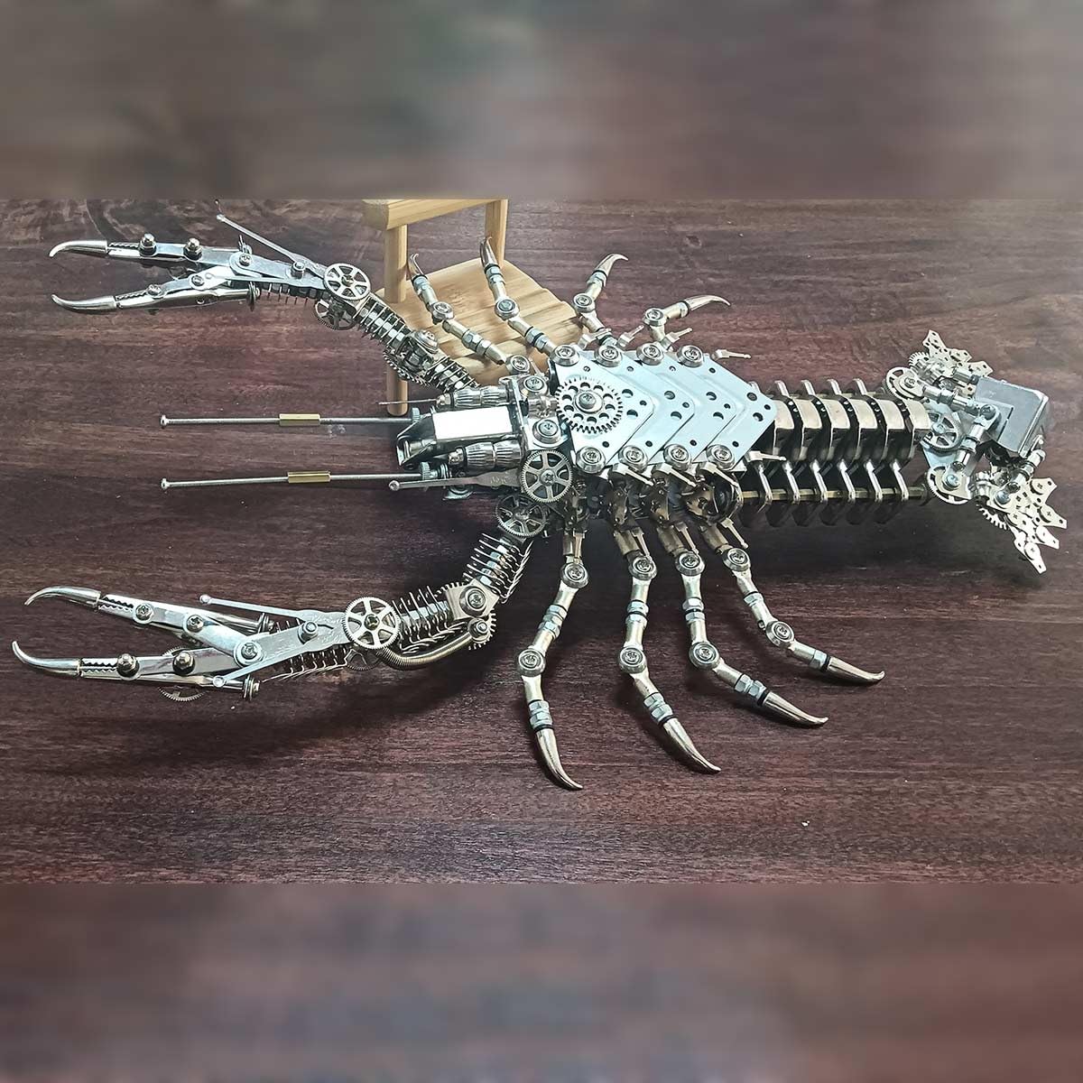 Rompecabezas 3D de metal con insectos biomecánicos, Steampunk, alicates mecánicos de punta de aguja, kit de modelo STEM, regalo coleccionable ideal para adultos y adolescentes (830 piezas)