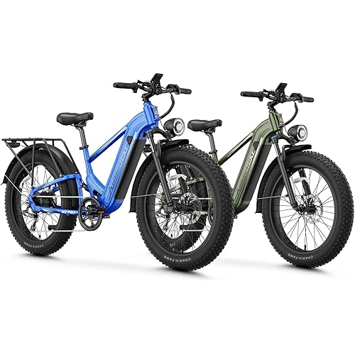 M2 Pro Electric Bike,1800W Motor Electric Bike for Adults, 26'' x 4.0'' Fat Tire Ebike with 48V 17.5AH Battery, 36MPH 85Miles Long Range Electric Mountain Bike, Up to 110 Nm