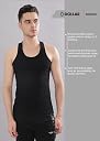 Dollar Bigboss Men's Cotton Pack Of 3 Regular Fit Vest (8905282760142_Mdve-04-Derby-Multi-Po3-100), Multicolour, 2XL gallery image
