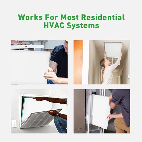 Miniatura 5 de Filtro de aire de 16 x 25 x 1 pulgadas, lavable y reutilizable, de 16 x 25 x 1 pulgadas, para horno de aire acondicionado y HVAC, MREV 8 filtros de