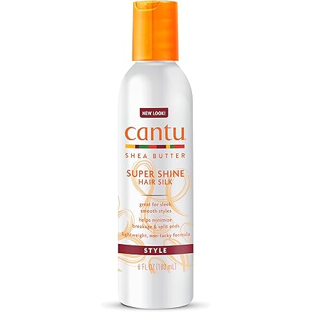 Cantu Super Shine Hair Silk with Shea Butter, 6 fl oz (Packaging May Vary)
