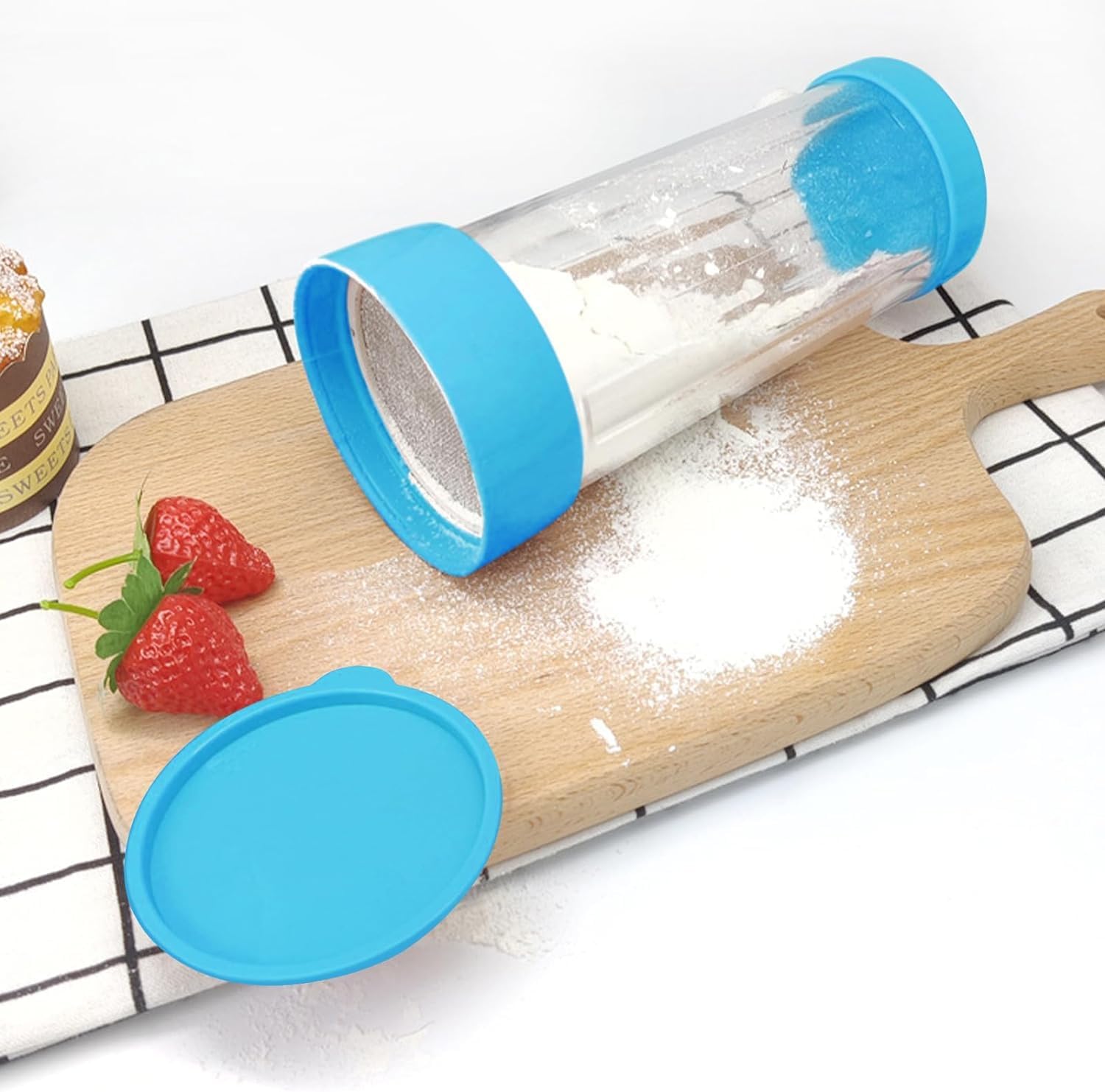 Flour Sifter, Sifter for Baking, Powdered Sr Shaker Duster, Flour