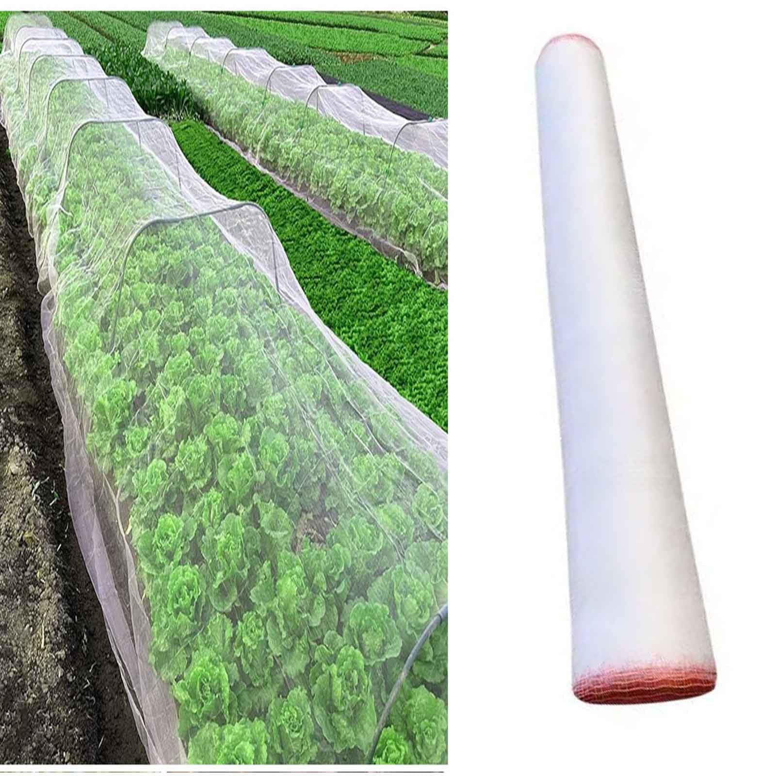 Filet de jardin en maille fine 100 mailles – 1,2 m x 50 m – Protection des plantes pour fruits, vétérinaires et fleurs – Contrôle efficace des parasites et couverture des cultures