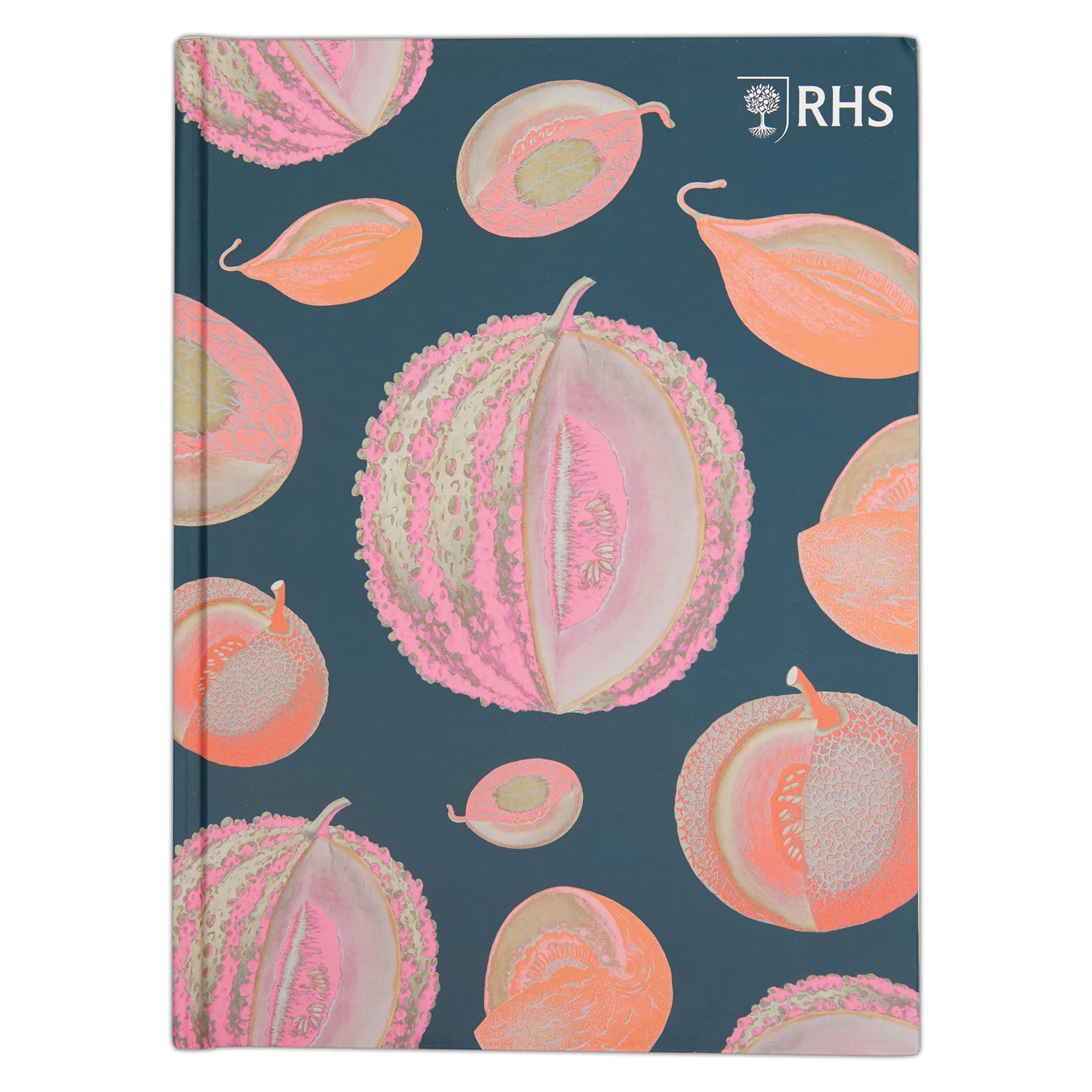 Rhs Multicoloured The Royal Horticultural Society 160 Page Hardbound Sketchbook (90Gsm), Melons, A5, For Sketching, Drawing, Scrapbooking, Notes, Ideas, Painting, Acrylic, Watercolour