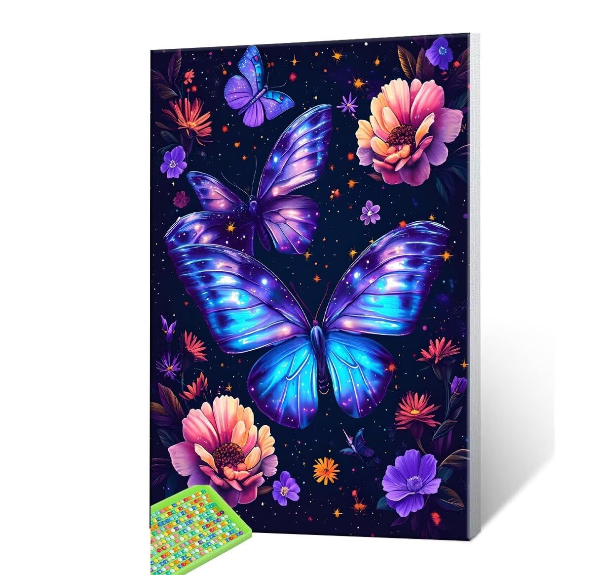 DIY 5D diamentowy obraz, sztuka diamentowa, fioletowe motyle, zestawy dla dorosłych, sztuka ze strasu, haft, artykuły rzemieślnicze, dla dzieci i dorosłych, idealna dekoracja ścienna, prezenty, 100 x