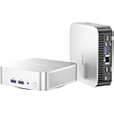 GEEKOM A6 Mini PC with AMD Ryzen 7 6800H, 32GB DDR5 RAM, 1TB PCIe 4.0 NVMe SSD, Radeon 680M, Compact Aluminium Design Windows 11 Pro Desktop Computer with USB4/8K/Wi-Fi 6E/BT 5.2/SD Slot