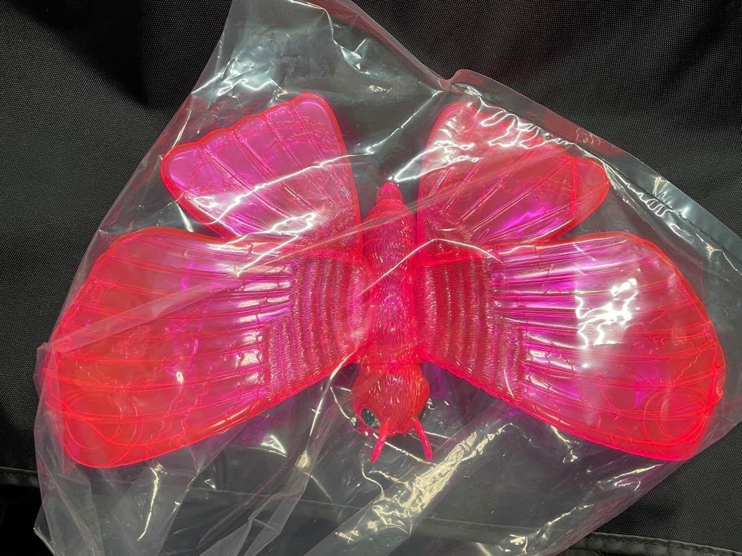 マルサン モスラ 1961-350 ピンククリア ソフビ マルサン モスラ 350