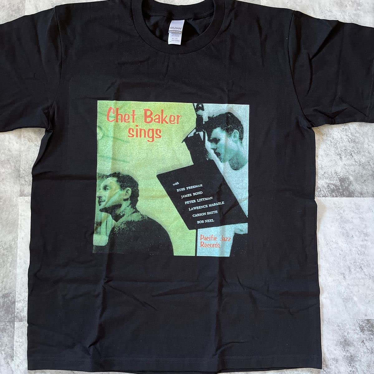 Amazon.co.jp: Chet Baker Sings Tシャツ Lサイズ 黒 ブラック 