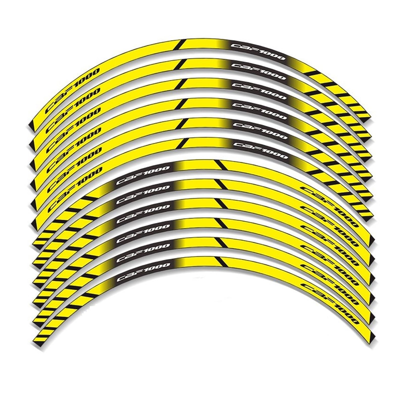 for CBF 1000 Reflective Stickers for CBF1000 Reflective Wheel Stickers Motorcycle Sticker(3)