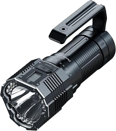 Miniatura 3 de Fenix LR60R - Linterna súper brillante de 21,000 lúmenes, carga rápida USB-C, recargable, largo alcance, alto lumen con foco, reflector y organizador