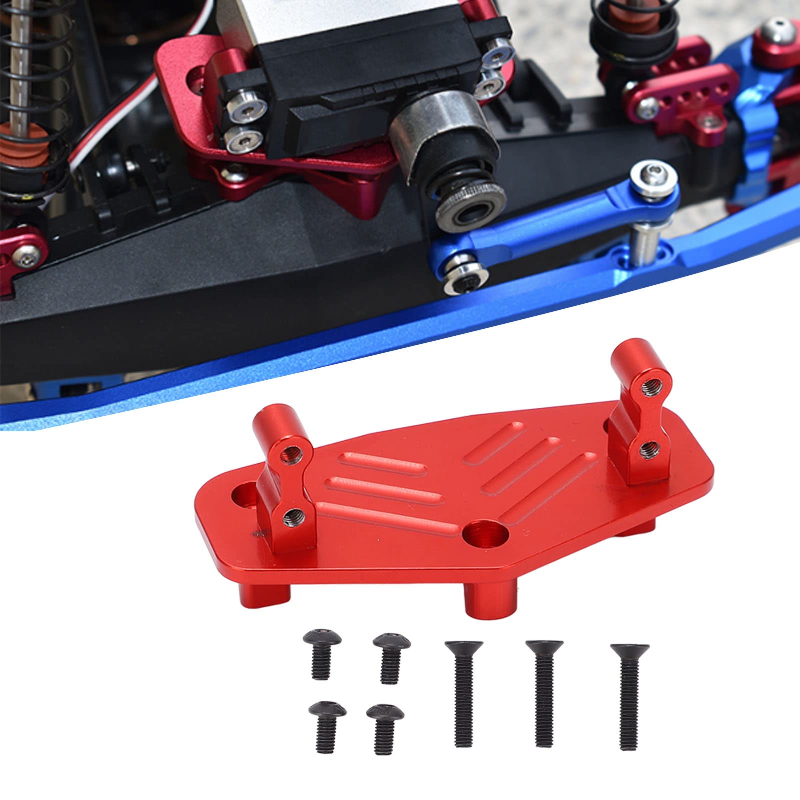 Bras De Servo 02025 Pour Voiture RC 1/10 HSP – Métal Noir – Neuf