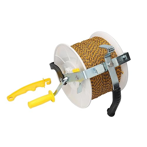 Carrete con engranajes 31 Polywire preenrollado con 6 conductoreshebras de acero inoxidable