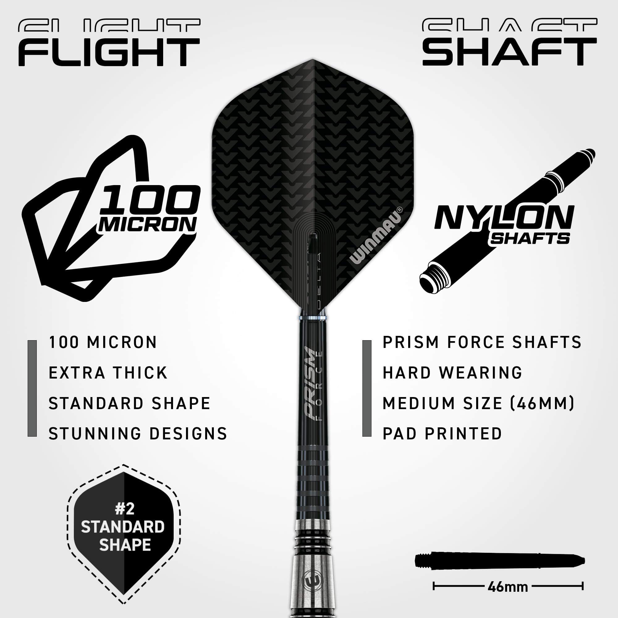 Amazon.co.jp: Winmau Blackout 90% tungsten steel-tip darts - 26