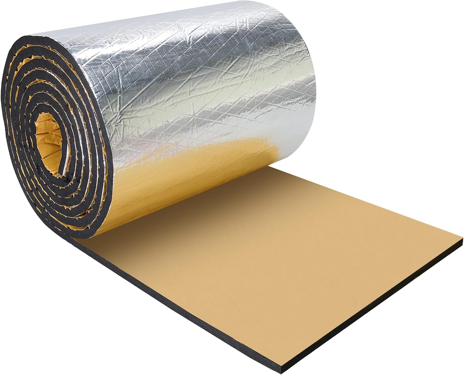 590Mil Thick Car Insulation Heat and Sound Deadener Mat Sound Deadening Heat Resistant Material for Auto Door Floor Trunk(15mm-62inchx19inch)