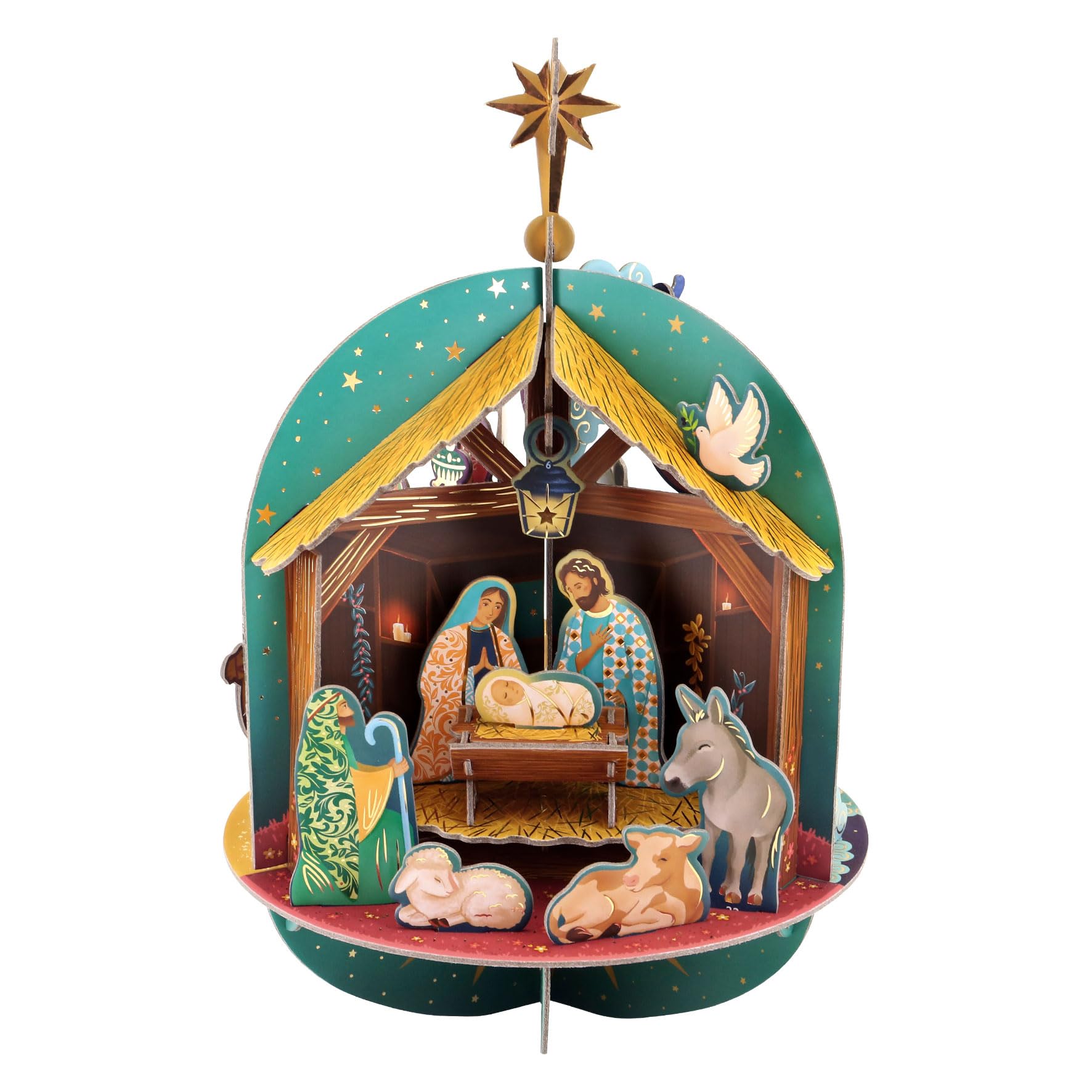 Amazon.com: SANTORO Pop and Build - Christmas Nativity Countdown