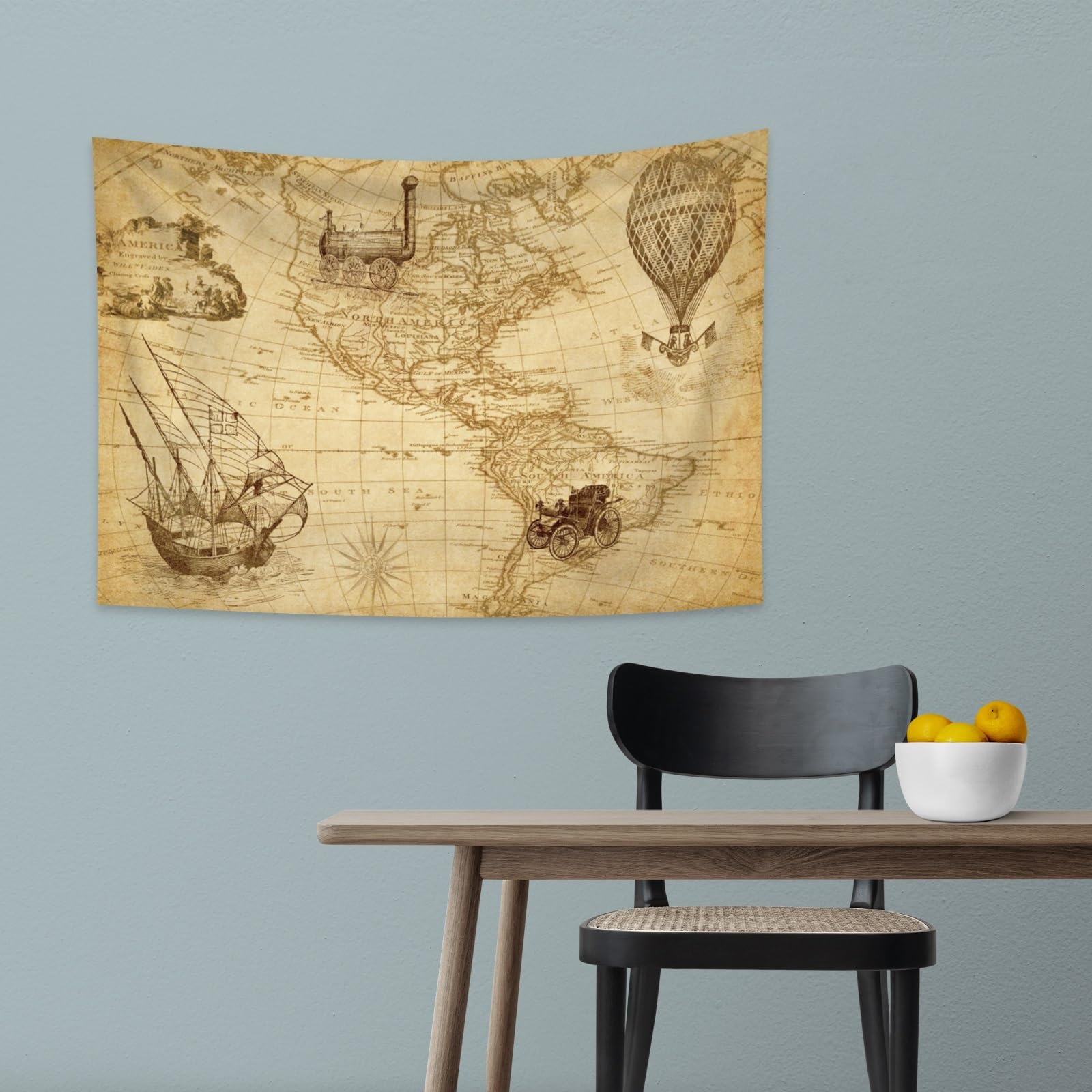 POSTER ARAZZO MAPPA del mondo in tessuto mappa arazzo il mondo poster arazzo EUR 14,30 - PicClick IT