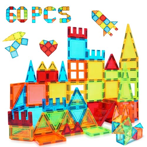 Bloques de Construcción Magnéticos 60 Piezas