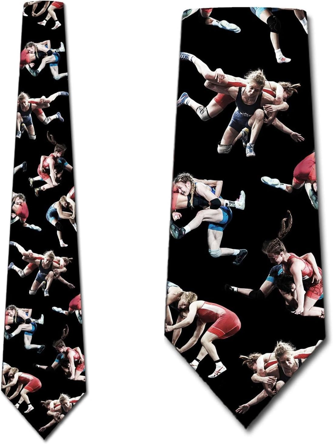 Three Rooker Wresting Ties Mens Sports Necktie Womens Wrestling Tie