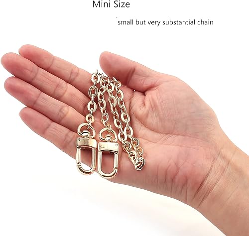 Miniatura 26 de Mini monedero de cobre cadena hombro bandolera correa accesorios encanto decoración Oro envejecido