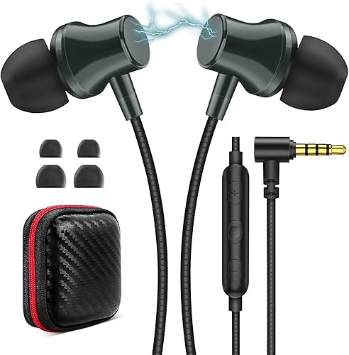 Miniatura 12 de Auriculares con cable para Chromebook, laptop, PC de la escuela, auriculares con aislamiento de ruido con conector de 3.5mm en el conector de audio,