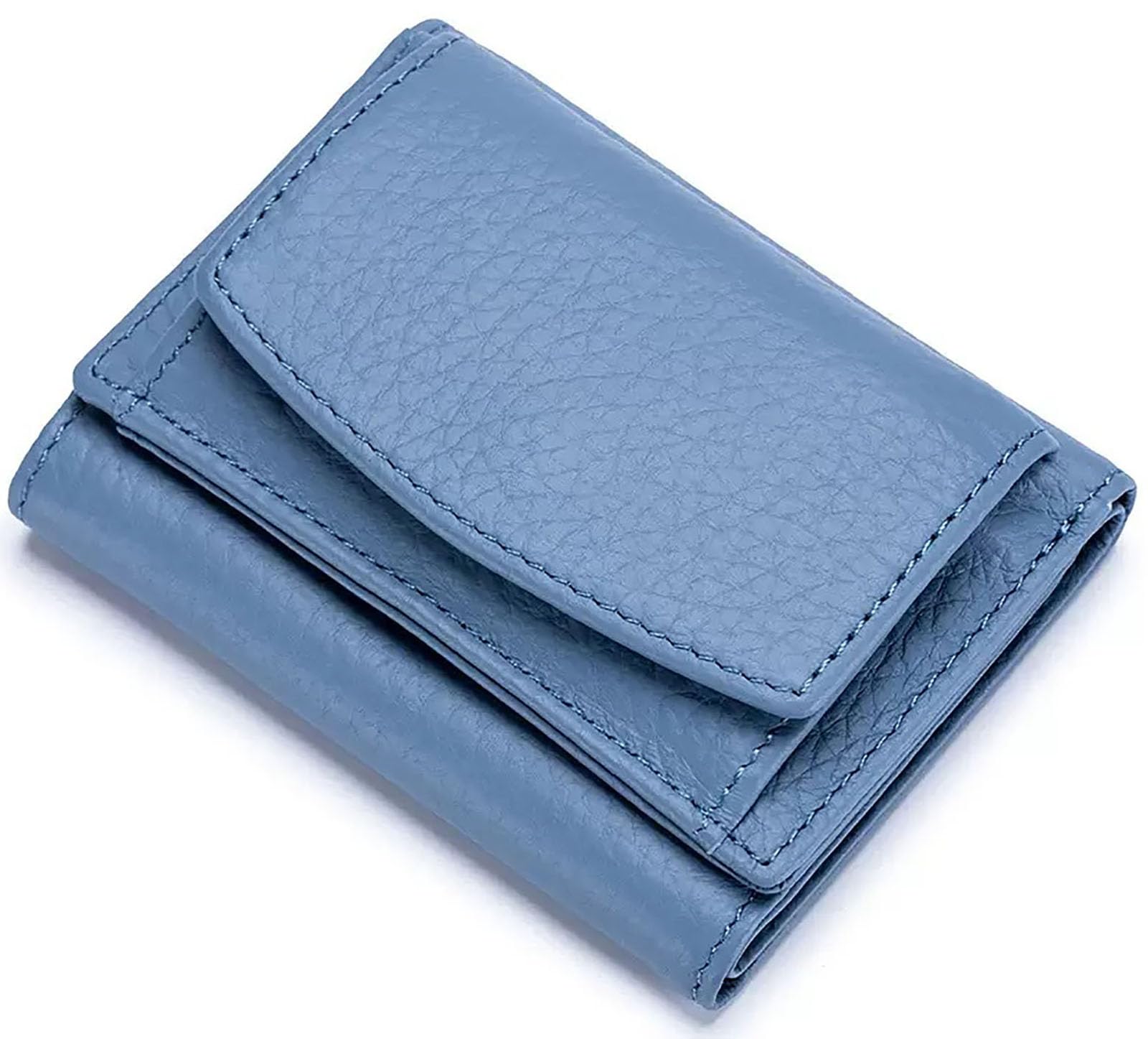 RRANCharltu Geldbörse Damen Klein Leder Kleines Portemonnaie Damen Mini Geldbeutel mit Zipper Münzfach Kartenfächer