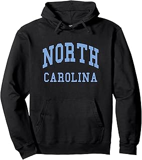 NORTH CAROLINA - Throwback Design - Classic Pullover Hoodie