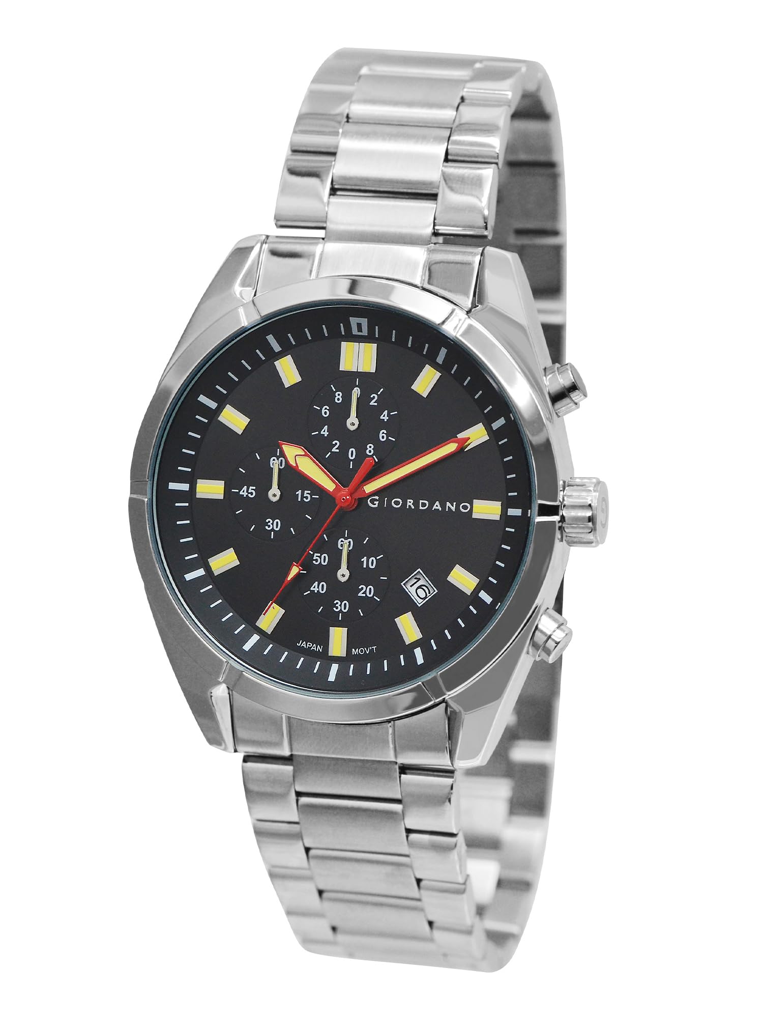 Giordano Analog Stylish Watch for Men & Boys Water Resistant Fashion Watch Round Shape with Multi-Functional Wrist Watch to Compliment Your Look/Ideal Gift for Male - GZ-50096 (B0CH15RKT1) Amazon Price History, Amazon Price Tracker