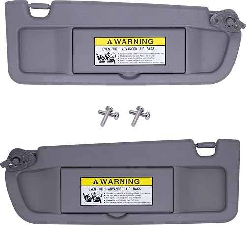 Atlas - Parasol lateral izquierdo y derecho color gris compatible con Honda Civic 2006 2007 2008 2009 2010 2011 reemplazos # 83230-SNA-A01ZA Atlas - Parasol lateral izquierdo y derecho color gris compatible con Honda Civic 2006 2007 2008 2009 2010 2011 reemplazos # 83230-SNA-A01ZA