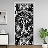 Vista 12 de Cortina de puerta de serpiente para privacidad de puerta, cortina opaca de serpiente azul, cortina de puerta de escamas azules reptiles 3D, cortina