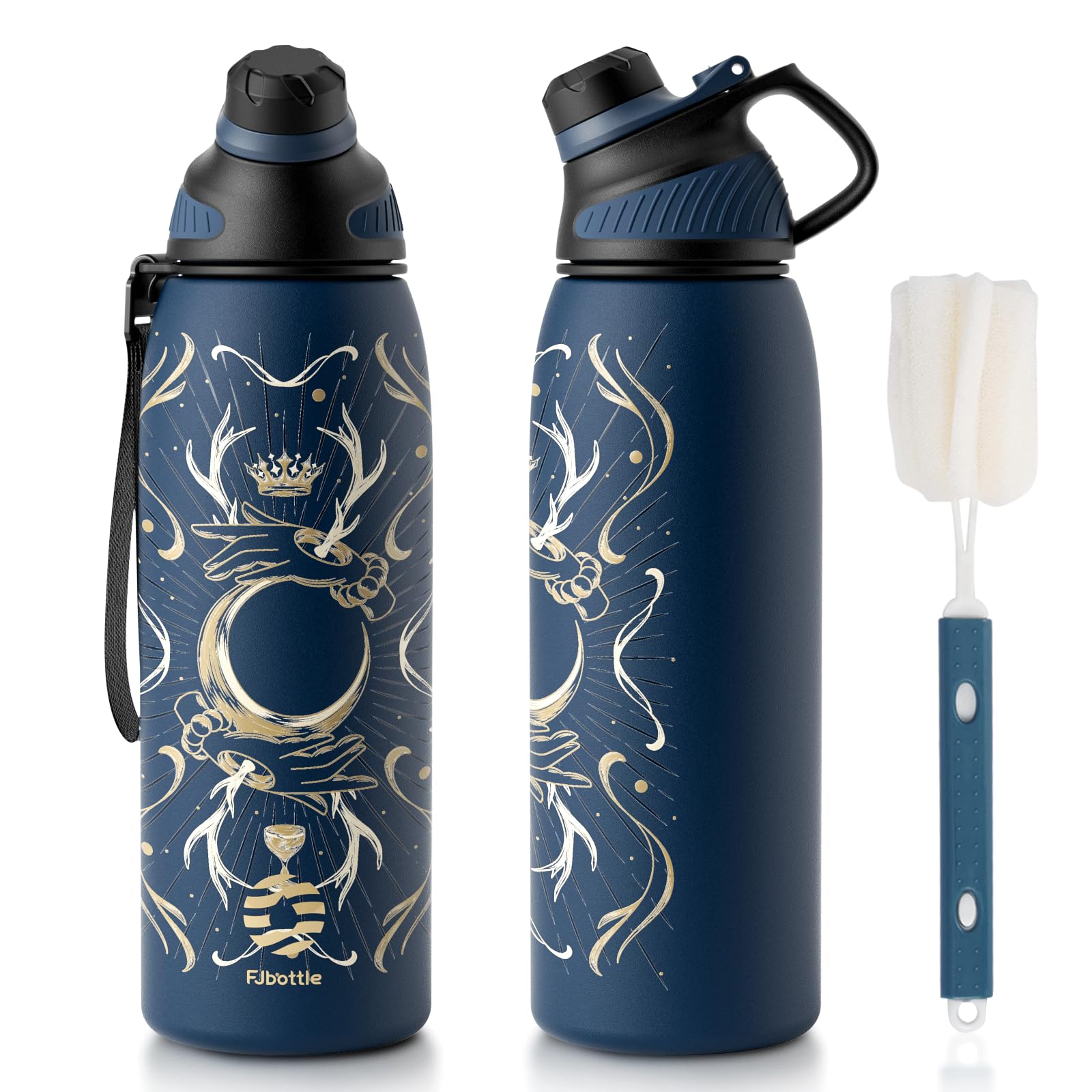 Fjbottle Borraccia Termica 1L Acciaio Ino…