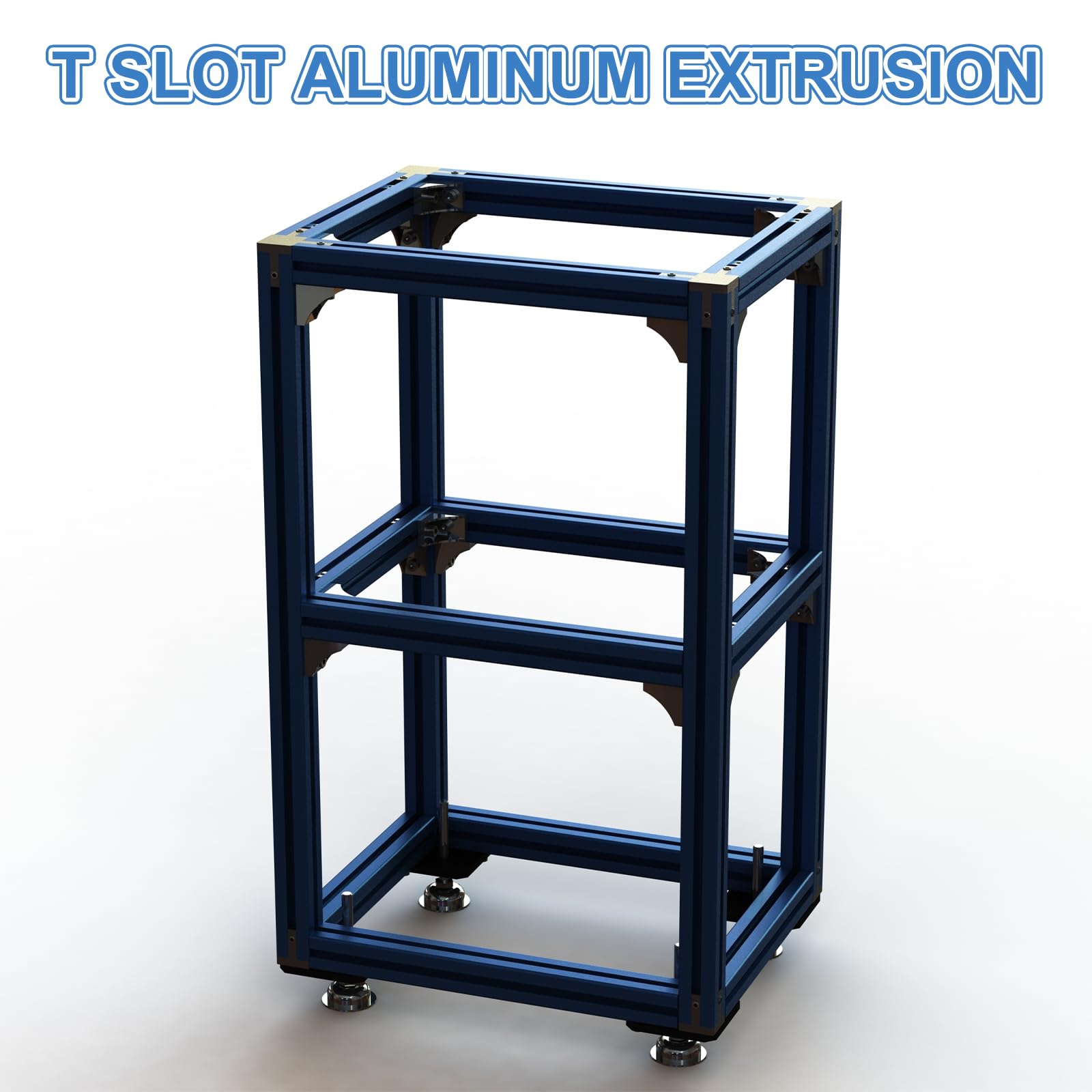 sourcing map 2 piezas de extrusión de aluminio 4080 con ranura en T, perfil de riel lineal anodizado estándar europeo de 500 mm para piezas de impresora 3D, proyectos de bricolaje CNC, color negro