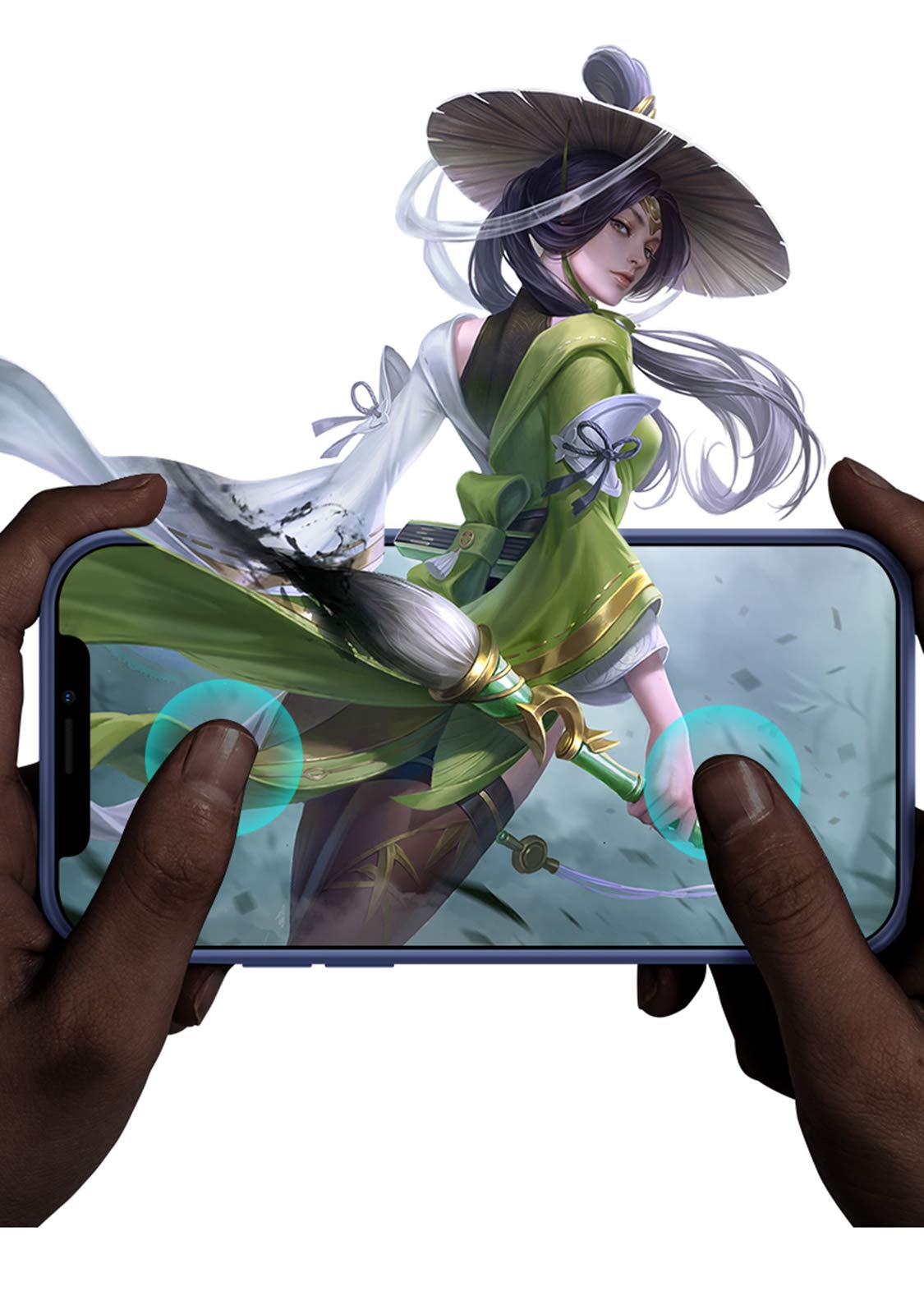 Płynne silikonowe etui kompatybilne z iPhone 12/12Pro 6,1 cala, ultracienkie miękkie żelowe gumowe całe ciało odporne na wstrząsy etui na telefon, 12